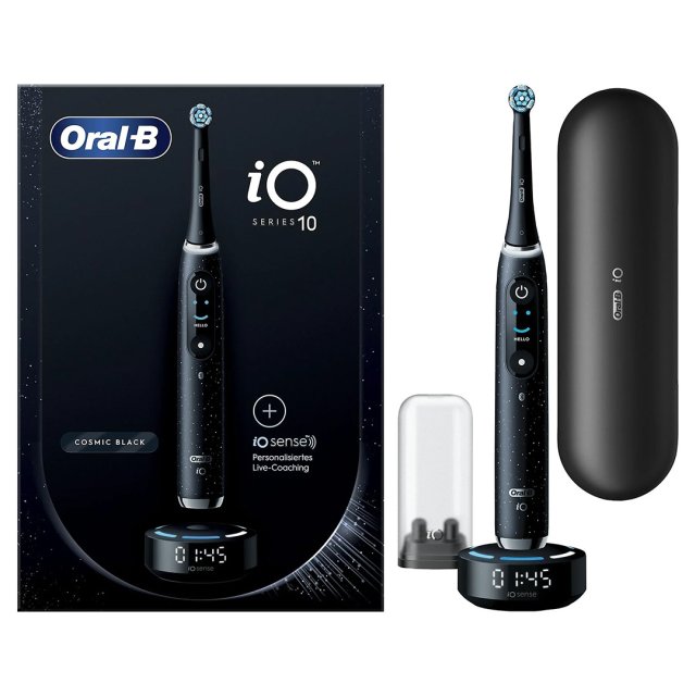 Elektrische Zahnbürste Oral-B iO Series 10 mit Ladestation und Etui